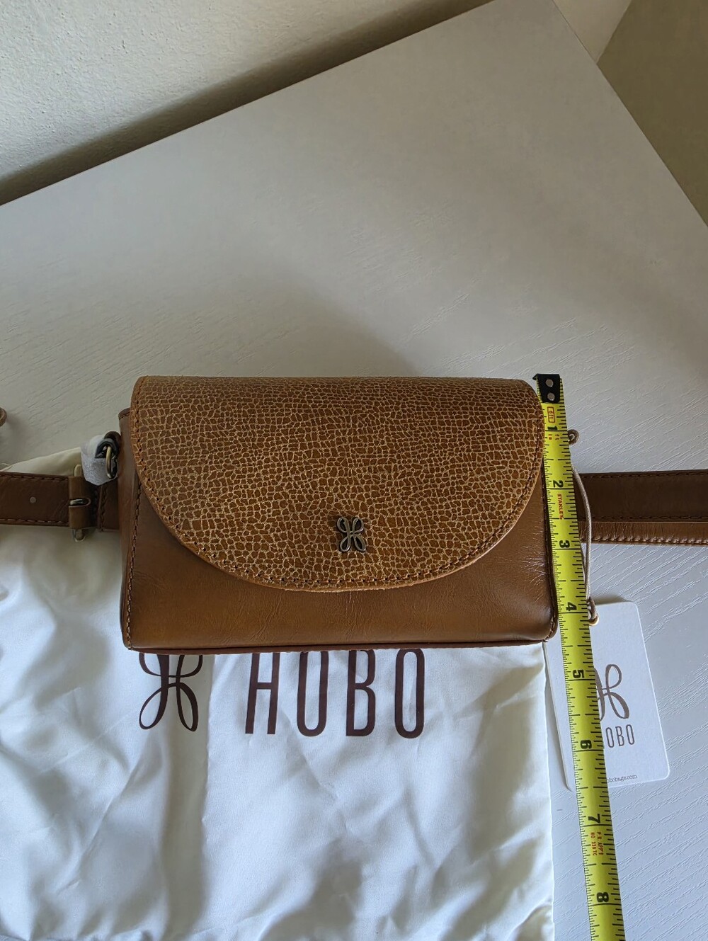 HOBO Drake Genuine Leather Crossbody / Belt Bag in Cedar Crackle Print - NWT - Picture 15 of 16